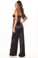 Satin Set in Black