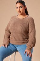 Ladies Kit Khaki Sweater