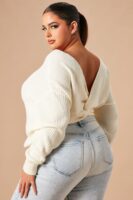 Ladies Kit Ivory Pullover