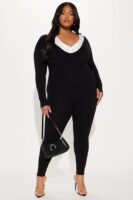Jumpsuit with contrast trim