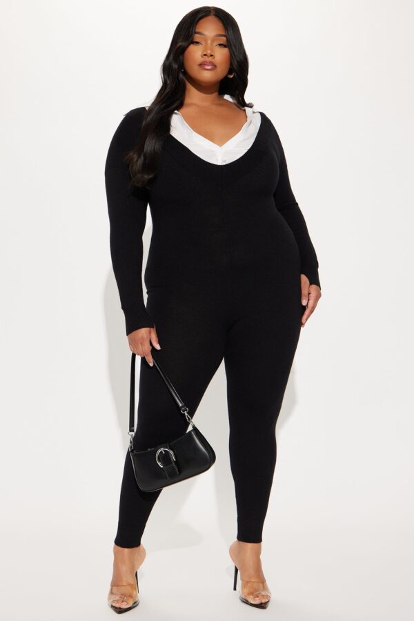 Jumpsuit with contrast trim