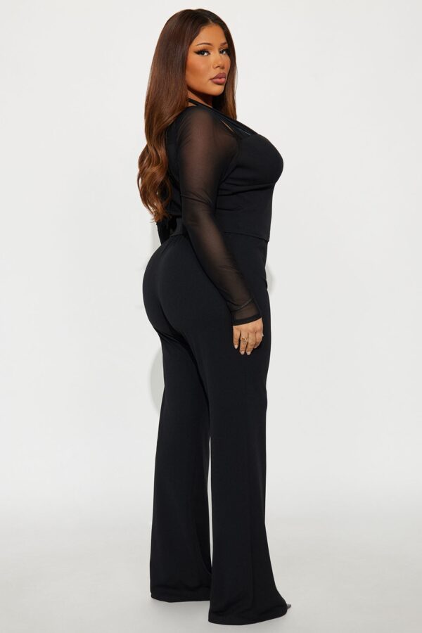 Pants with a v-neck