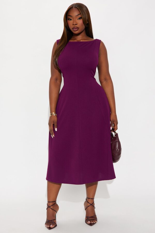 Dress with pleated