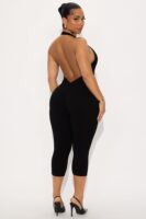 Jumpsuit with a v-neck
