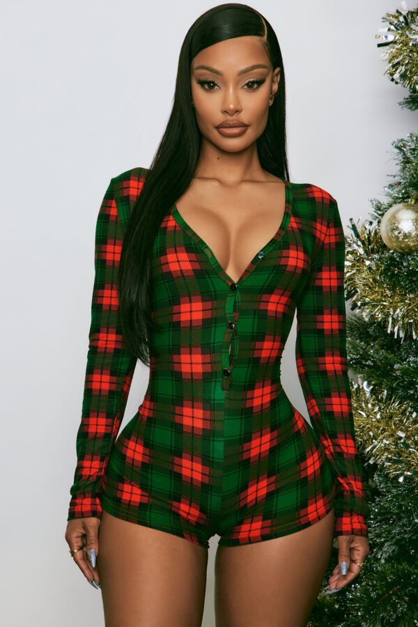 Ladies Kit Red Romper