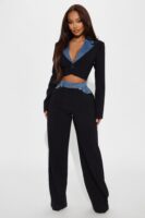 Black Jumpsuit with v-neck