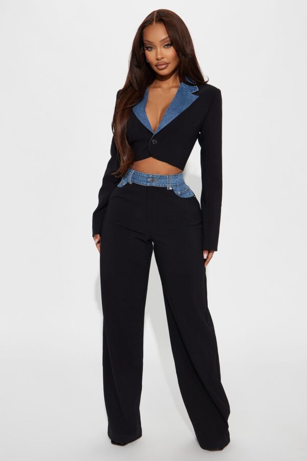 Black Jumpsuit with v-neck
