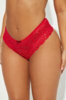 Your Desire Crotchless Panty - Red