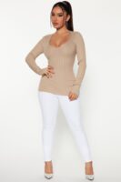 Ladies Kit Khaki Pullover