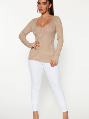 Ladies Kit Khaki Pullover