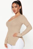 Ladies Kit Khaki Pullover