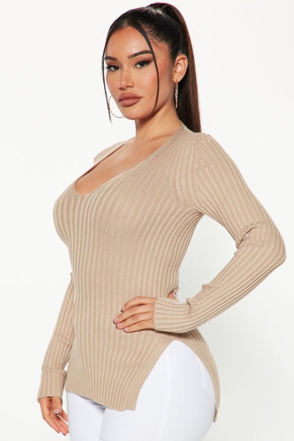 Ladies Kit Khaki Pullover