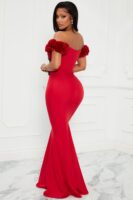 Red Dress with maxi