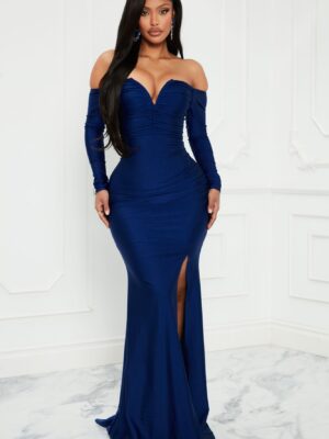 Dress in Navy 82% nylon