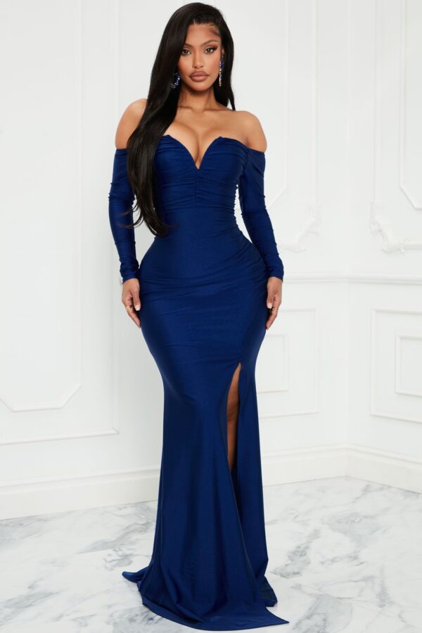 Dress in Navy 82% nylon