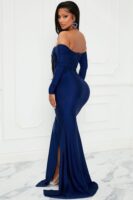 Dress in Navy 82% nylon