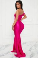 Dress with one shoulder