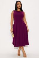Dress with pleated