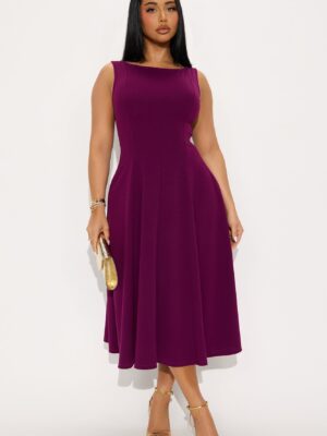 Dress with pleated