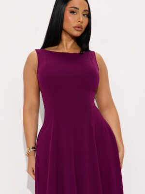 Dress with pleated