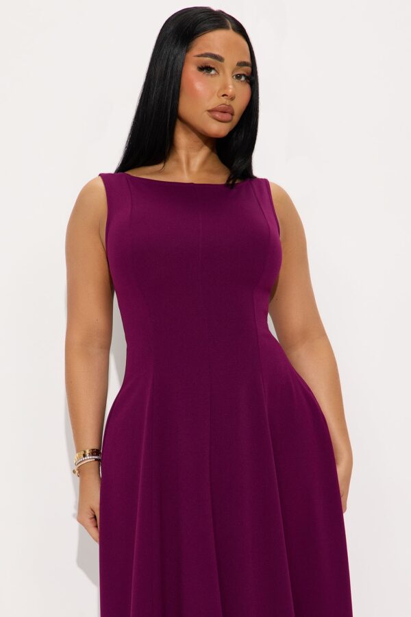 Dress with pleated