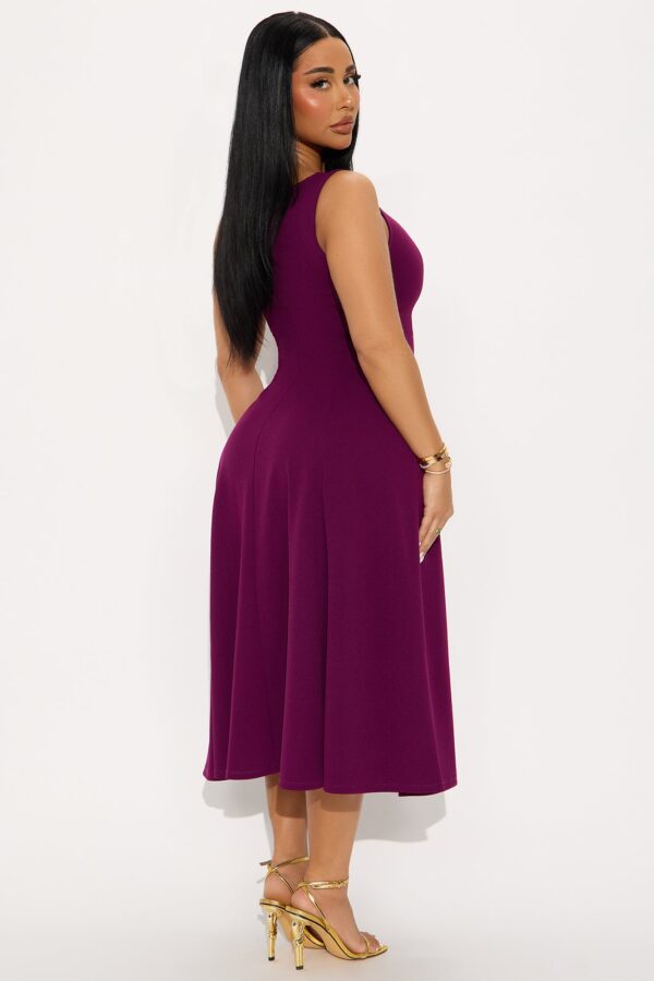 Dress with pleated