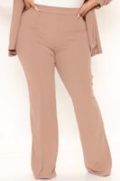 Taupe Wide-Leg Dress
