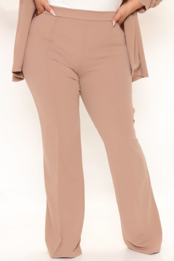 Taupe Wide-Leg Dress