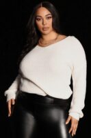 Ladies Kit Ivory Pullover