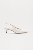 Rora Kitten Heel Pumps - White
