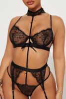 Set in Black 100% polyester