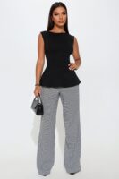 Top in Black 68% rayon