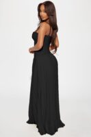 Black Pleated Dress