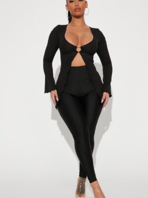 Brianne High Rise Leggings - Black