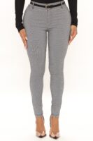 Pants in Black 74% rayon, 12% polyester, 11% nylon, and 3% spandex