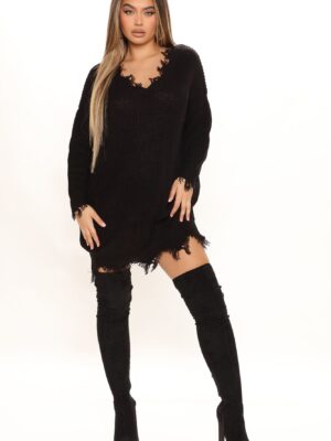 Sweatshirt in Black