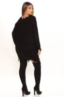Sweatshirt in Black