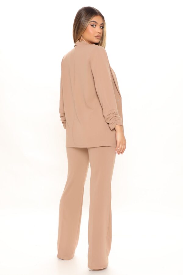 Taupe Wide-Leg Dress