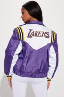 Purple Mock-Neck Jacket