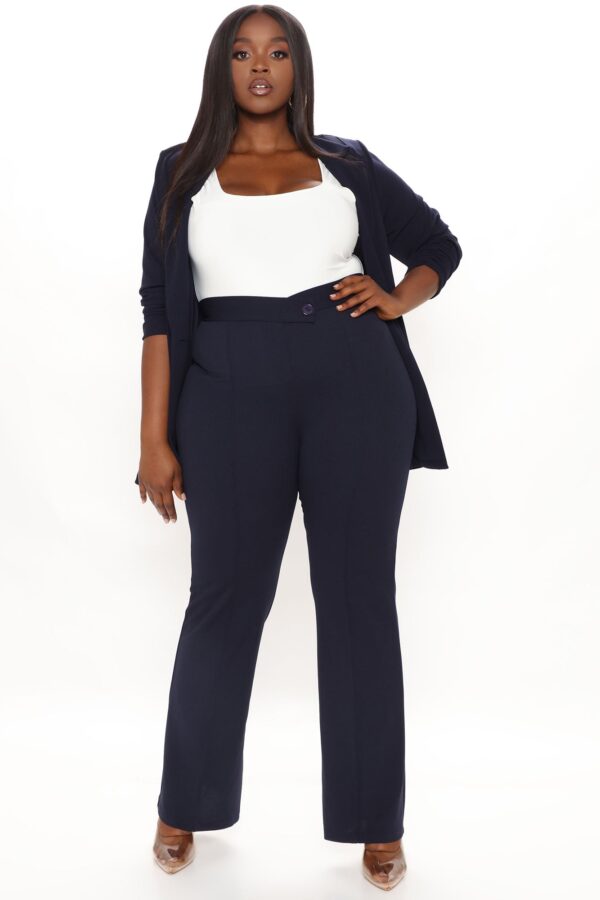 Wide-Leg Dress in Navy