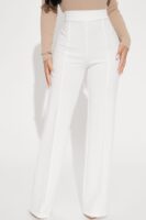 Pleated Dress in White