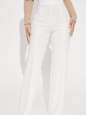 Pleated Dress in White