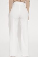 Pleated Dress in White
