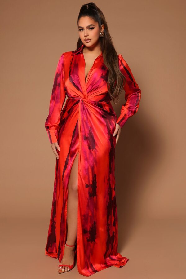 Ladies Kit Orange Dress