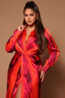 Ladies Kit Orange Dress