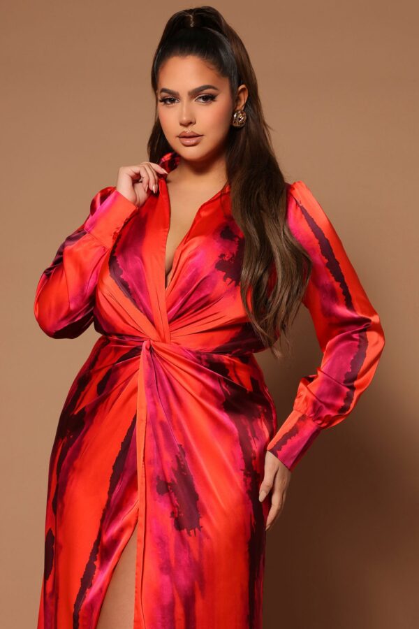 Ladies Kit Orange Dress