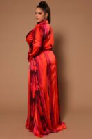 Ladies Kit Orange Dress