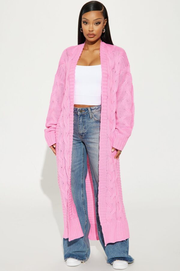 Ladies Kit Pink Cardigan