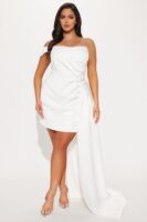 White One-Shoulder Dress