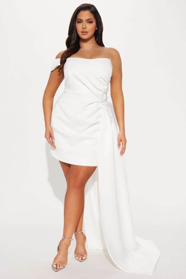White One-Shoulder Dress